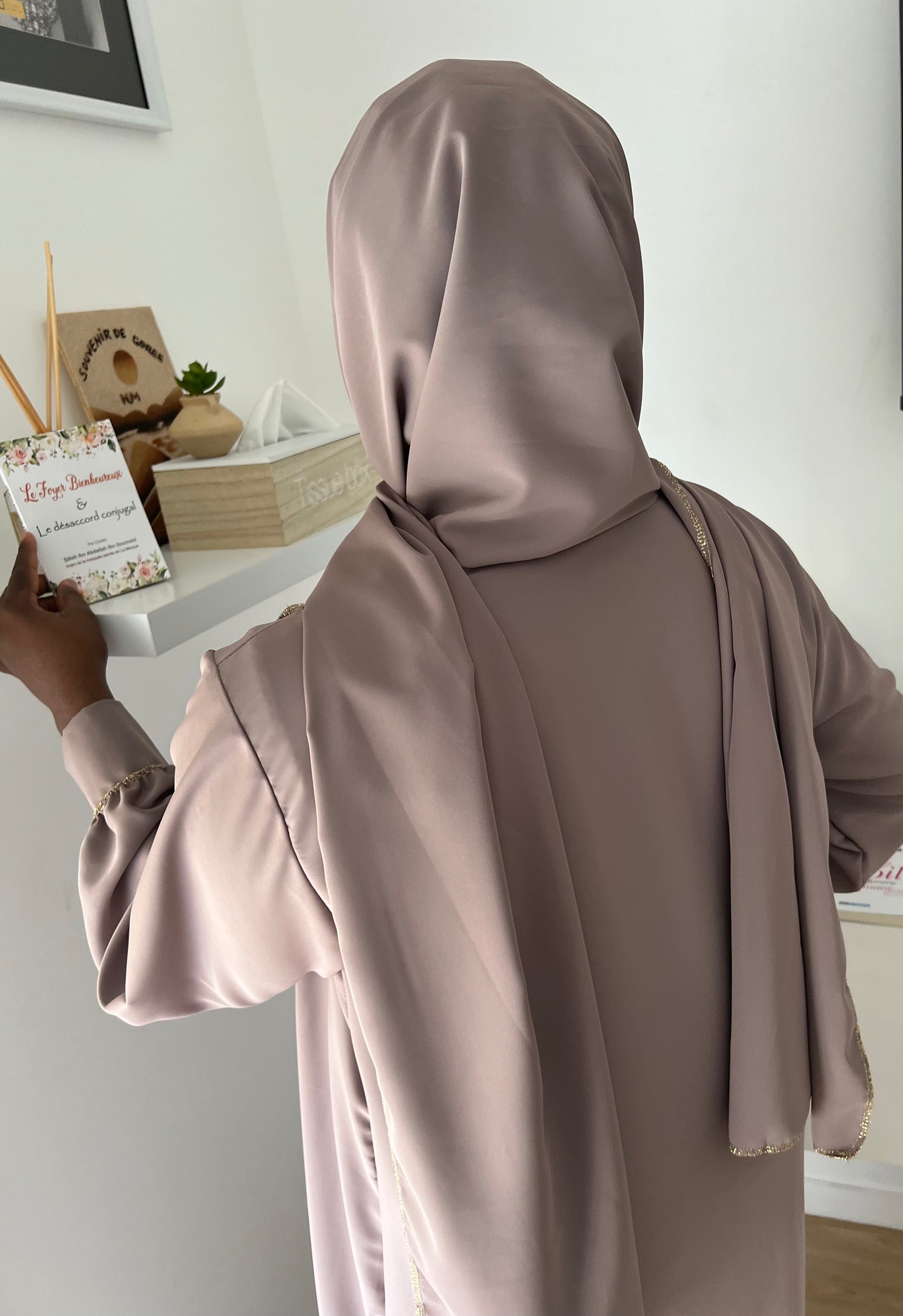Ensemble abaya avec le voile
